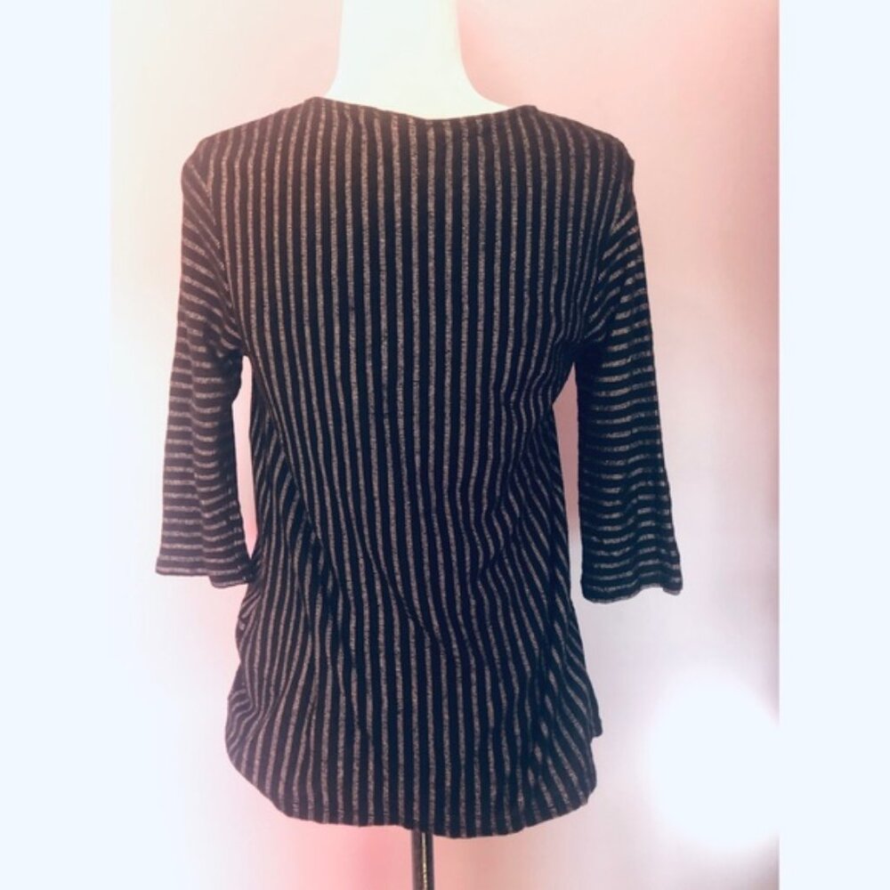 Anthropologie W5 concepts black & grey blouse - Picture 4 of 5